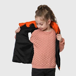 Детский жилет PUBG orange splash, цвет: 3D-черный — фото 2
