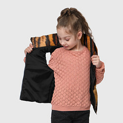 Детский жилет Тигровая шкура, цвет: 3D-черный — фото 2
