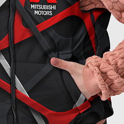 Детский жилет Mitsubishi - texture, цвет: 3D-красный — фото 2