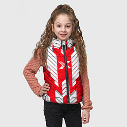 Детский жилет Красно-белая броня, цвет: 3D-светло-серый — фото 2