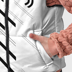 Детский жилет Juventus sport geometry, цвет: 3D-черный — фото 2