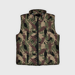 Детский жилет Бизнесмен - камуфляж, цвет: 3D-светло-серый