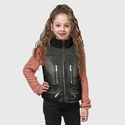 Детский жилет Terminator first - leather jacket, цвет: 3D-черный — фото 2