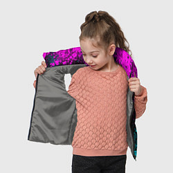 Детский жилет Роблокс - неоновые брызги, цвет: 3D-светло-серый — фото 2