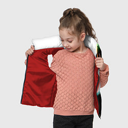 Детский жилет GTA glitch текстура вайсити, цвет: 3D-красный — фото 2