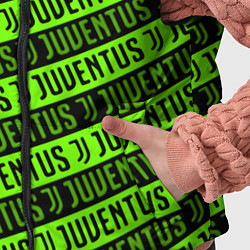 Детский жилет Juventus green pattern sport, цвет: 3D-светло-серый — фото 2
