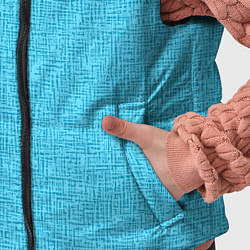 Детский жилет Небесный голубой текстура однотонный, цвет: 3D-светло-серый — фото 2