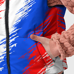 Детский жилет Триколор штрихи красок, цвет: 3D-красный — фото 2