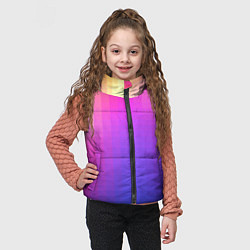 Детский жилет Gradient 8-bit, цвет: 3D-красный — фото 2