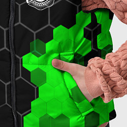 Детский жилет Chrysler green sport hexagon, цвет: 3D-черный — фото 2