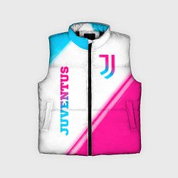 Детский жилет Juventus neon gradient style вертикально