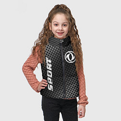 Детский жилет Dongfeng sport carbon, цвет: 3D-черный — фото 2