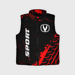Детский жилет Changan red sport tires, цвет: 3D-черный
