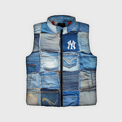 Детский жилет Patchwork - New York yankees baseball team, цвет: 3D-красный