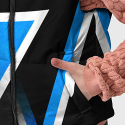 Детский жилет Volkswagen - бело-синий треугольник, цвет: 3D-светло-серый — фото 2