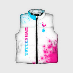 Детский жилет Tottenham neon gradient style вертикально