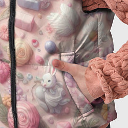 Детский жилет Акварельный фон в пастельных тонах, цвет: 3D-светло-серый — фото 2