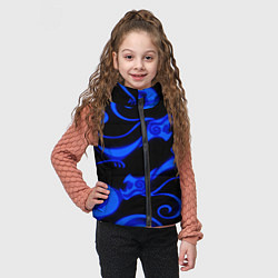 Детский жилет Призрачное тату дракона, цвет: 3D-черный — фото 2