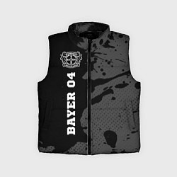 Детский жилет Bayer 04 sport на темном фоне по-вертикали