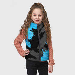 Детский жилет Extreme blue, цвет: 3D-черный — фото 2