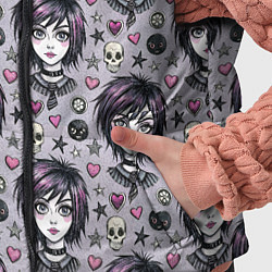 Детский жилет Эмо-стиль нулевых, цвет: 3D-красный — фото 2