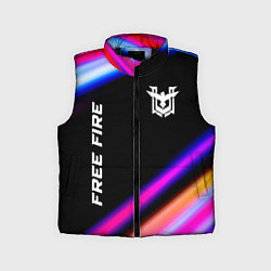 Детский жилет Free Fire speed game lights, цвет: 3D-черный