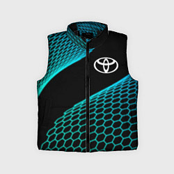 Детский жилет Toyota electro hexagon, цвет: 3D-черный