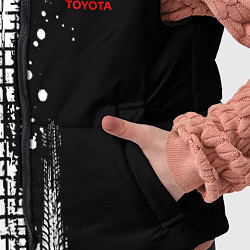 Детский жилет Тойота - следы от шин, цвет: 3D-черный — фото 2