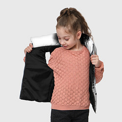 Детский жилет Фольксваген - следы от шин, цвет: 3D-черный — фото 2