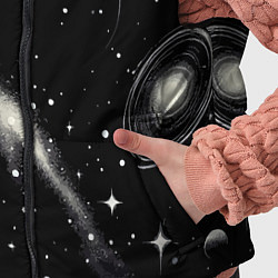 Детский жилет Бескрайний космос - нейросеть, цвет: 3D-черный — фото 2