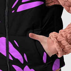 Детский жилет Фиолетовая абстракция, цвет: 3D-светло-серый — фото 2