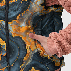 Детский жилет Золотистый мрамор, цвет: 3D-светло-серый — фото 2