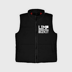 Детский жилет Lim Bizkit logo, цвет: 3D-красный