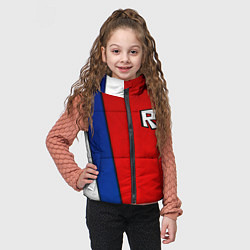 Детский жилет Roblox uniform, цвет: 3D-светло-серый — фото 2