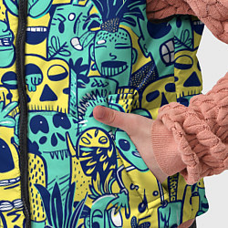 Детский жилет Монстры тропические, цвет: 3D-черный — фото 2