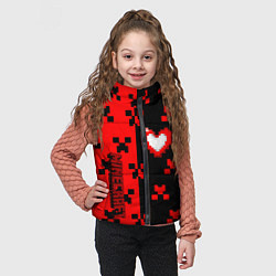 Детский жилет Minecraft games, цвет: 3D-светло-серый — фото 2