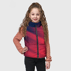 Детский жилет Яркий абстрактный узор для спорта, цвет: 3D-красный — фото 2