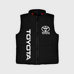 Детский жилет Toyota logo white steel