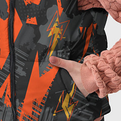 Детский жилет Яркий абстрактный узор для спорта, цвет: 3D-красный — фото 2