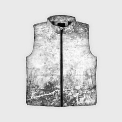 Детский жилет Абстракция - серый ветер, цвет: 3D-черный