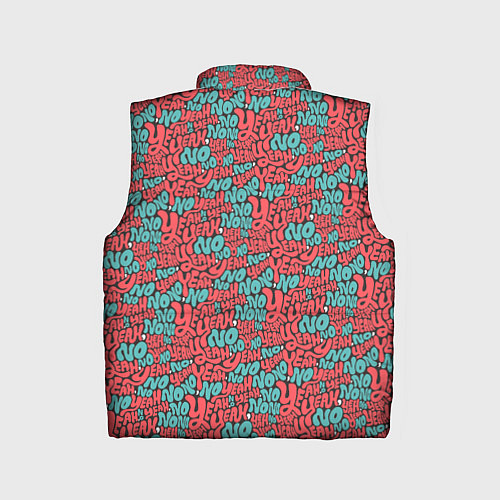 Детский жилет И да и нет / 3D-Красный – фото 2