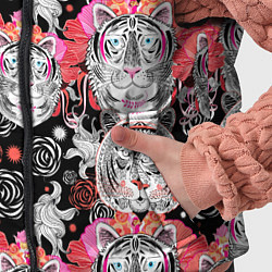 Детский жилет Тигровый орнамент, цвет: 3D-черный — фото 2