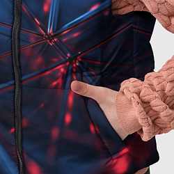 Детский жилет Абстрактные треугольные элементы, цвет: 3D-светло-серый — фото 2