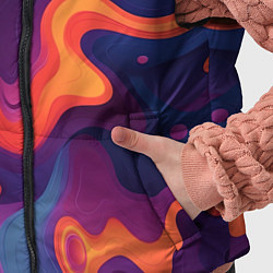 Детский жилет Неоновый спектр, цвет: 3D-красный — фото 2