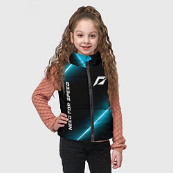 Детский жилет Need for Speed неоновые лампы, цвет: 3D-черный — фото 2