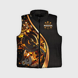 Детский жилет Золотой мастер, цвет: 3D-черный