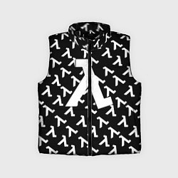 Детский жилет Half liife logo pattern, цвет: 3D-черный