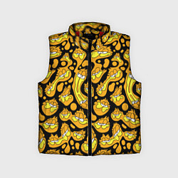 Детский жилет Гарфилд паттерн, цвет: 3D-красный