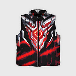 Детский жилет Абстрактная красная руна, цвет: 3D-красный