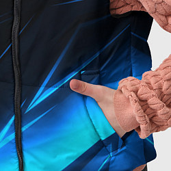 Детский жилет Грани неоновые текстура, цвет: 3D-красный — фото 2